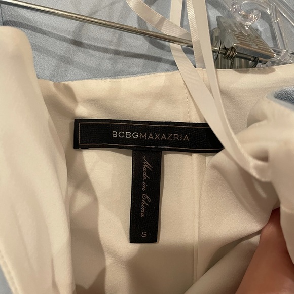 NWOT BCBG MAXAZARIA  ASYMMETRICAL RUFFLE Hem - Picture 3 of 16